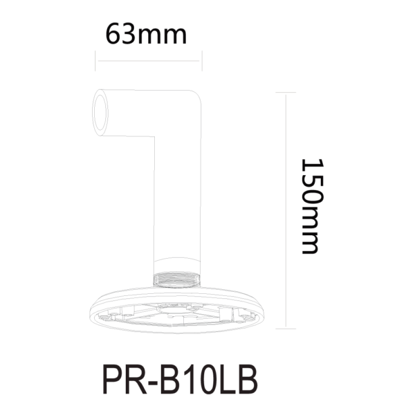 "L"-образный кронштейн [PR-B10LB+] — изображение 2
