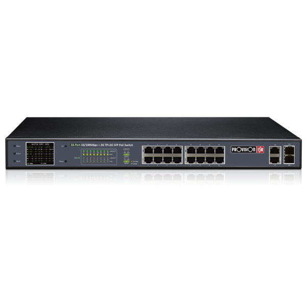 Сетевой коммутатор "Provision-ISR" [PoES-16300CL+2G+2SFP]