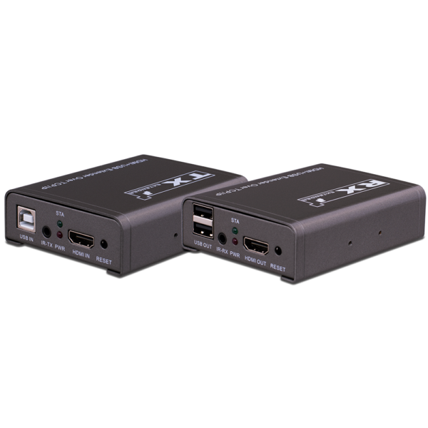 HDMI USB KVM-удлинитель через Cat5e / Cat6 [PR-HDKVMoNet]