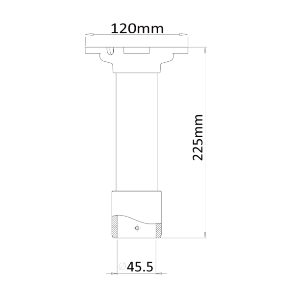 Потолочный кронштейн [PR-B30C] — изображение 3